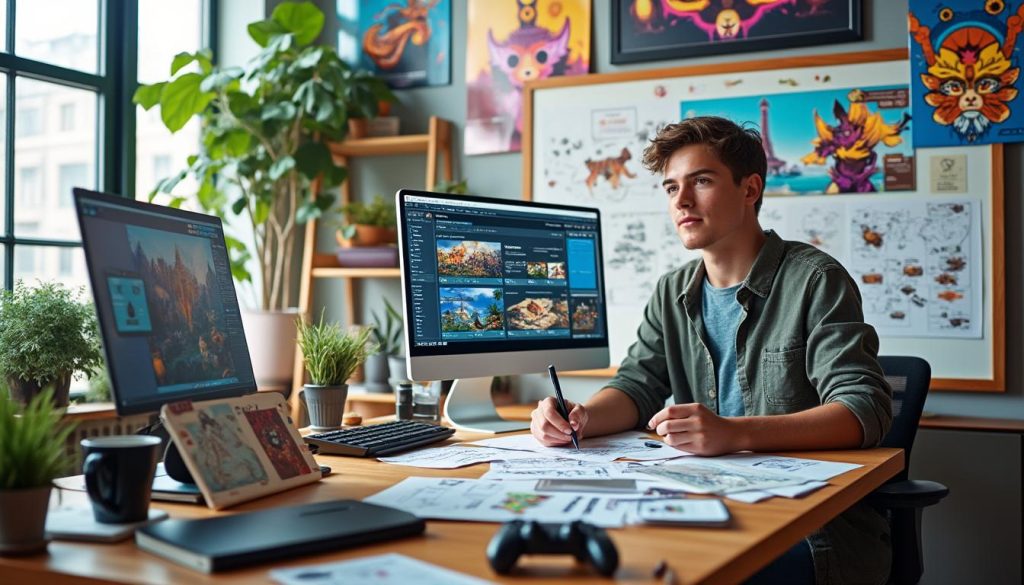 découvrez comment devenir game designer grâce à notre guide complet. suivez nos étapes clés et conseils essentiels pour vous initier à cette carrière passionnante, de la formation à la création de vos premiers jeux vidéo.